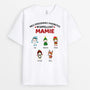 0520AFR1 Cadeau Personnalise T shirt Petits Enfants Mamie Noel