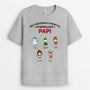 0520AFR2 Cadeau Personnalise T shirt Petits Enfants Mamie Noel