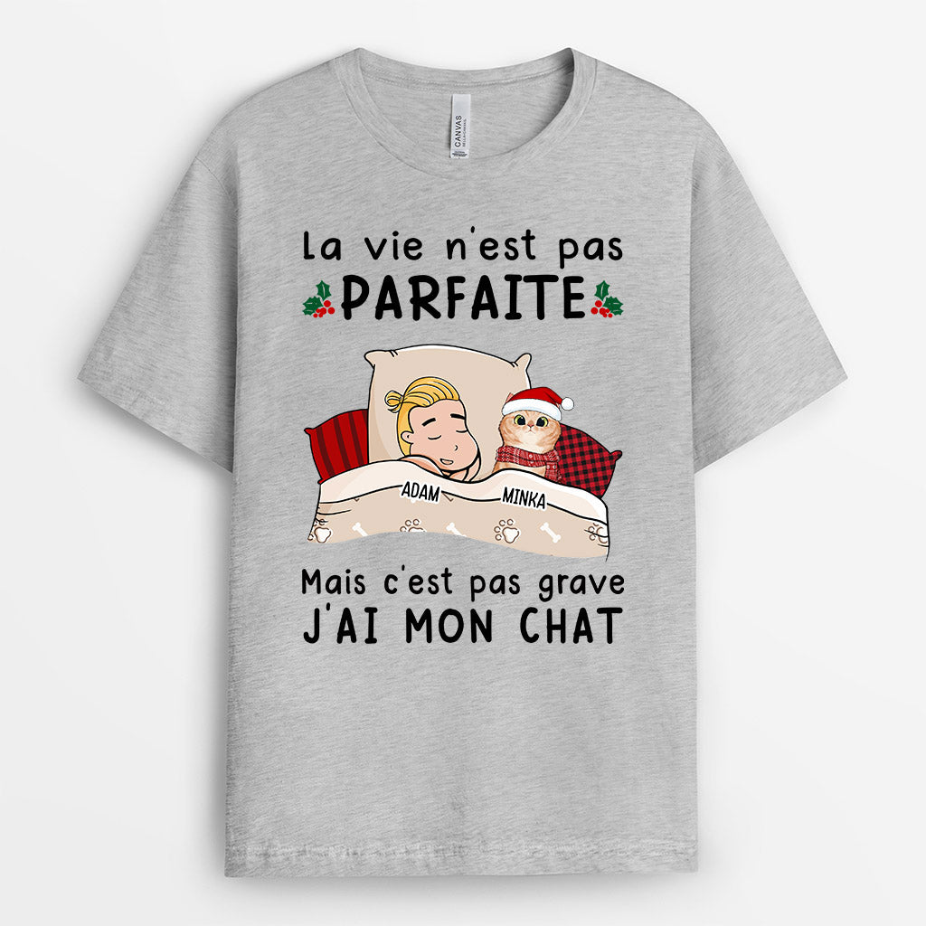 0523AFR2 Cadeau Personnalise T shirt Chat Amoureux des Chats Noel_33cc14c2 6938 4770 aa0b 075ae04f54c0