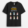 0524AFR2 Cadeau Personnalise T shirt Petits Enfants Mamie Noel