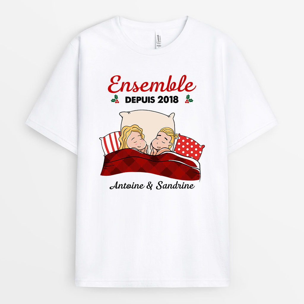 Ensemble Depuis - Cadeau Personnalisé | T-shirt pour Amoureux
