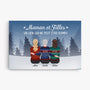 0549CFR1 Cadeau Personnalise Toile Maman Noel