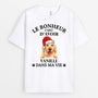 0554AFR2 Cadeau Personnalise T shirt Chien Amoureux Des Chiens Noel