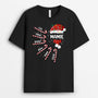 0586AFR1 Cadeau Personnalise T shirt Maman Mamie Papa Papi Noel