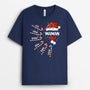0586AFR2 Cadeau Personnalise T shirt Maman Mamie Papa Papi Noel
