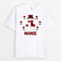 0592AFR1 Cadeau Personnalise T shirt Maman Mamie Noel
