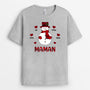 0592AFR2 Cadeau Personnalise T shirt Maman Mamie Noel