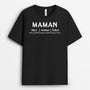 0617AFR2 Cadeau Personnalise T shirt Maman Mamie