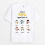 0624Afr2 Cadeau Personnalise T shirt Papa Papi Noel
