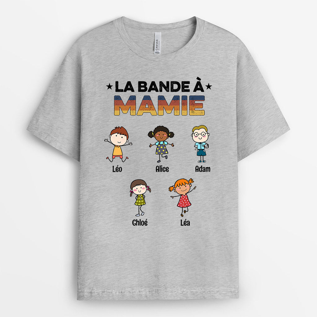 La Bande À Mamie Maman - Cadeau Personnalisé | T-shirt pour Mamie Maman