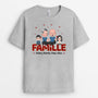 0633AFR2 Cadeau Personnalise T shirt Famille