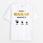 0637AFR3 Cadeau Personnalise T shirt Maman Mamie