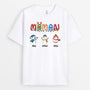 0641AFR1 Cadeau Personnalise T shirt Bonhommesdeneige Grand mere Maman Noel