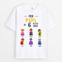 0642AFR2 Cadeau Personnalise T shirt Fier Papi Papa