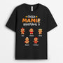 0661AFR1 Cadeau Personnalise T shirt Mamie Maman Noel