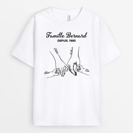 0662Afr2 Cadeau Personnalise T shirt Famille