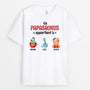 0666Afr1 Cadeau Personnalise T shirt Dinosaure Papi Papa