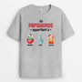 0666Afr2 Cadeau Personnalise T shirt Dinosaure Papi Papa