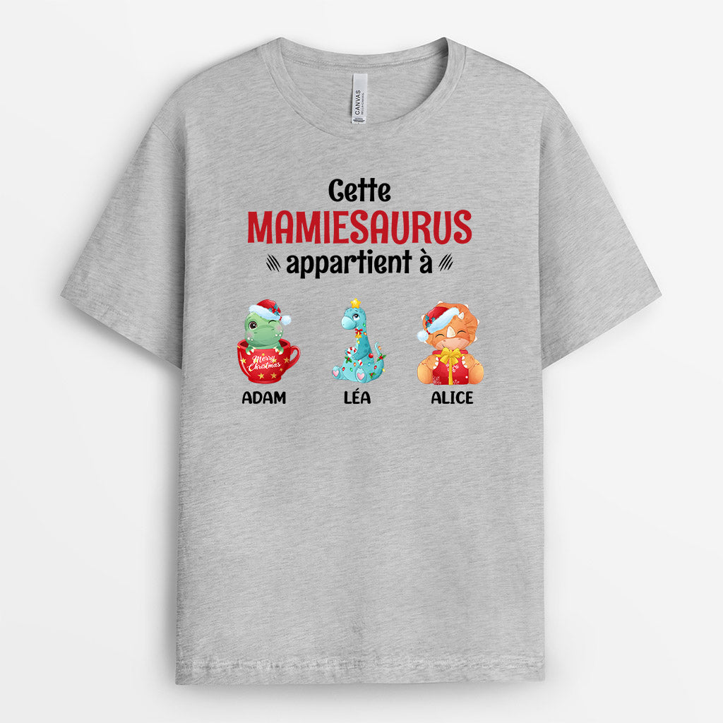Mamiesaurus Mamansaurus - Cadeau Personnalisé | T-shirt pour Maman Mamie