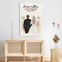 0719C597GFR3 Cadeau Personnalise Toile Mariage Couples Amoureux Saint Valentin