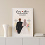 0719S597GFR3 Cadeau Personnalise Poster Couples Amoureux Saint Valentin