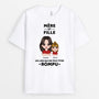 0734AFR2 Cadeau Personnalise T shirt Lien Mamie Maman Papi Papa