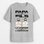 0736Afr1 Cadeau Personnalise T shirt Papa Papi