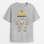 0741Afr1 Cadeau Personnalise T shirt Papa Papi