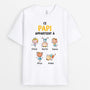 0741Afr2 Cadeau Personnalise T shirt Papa Papi