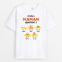 0750AFR1 Cadeau Personnalise T shirt Enfants Mamie Maman