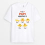 0750AFR1 Cadeau Personnalise T shirt Enfants Papi Papa