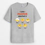 0750AFR2 Cadeau Personnalise T shirt Enfants Mamie Maman