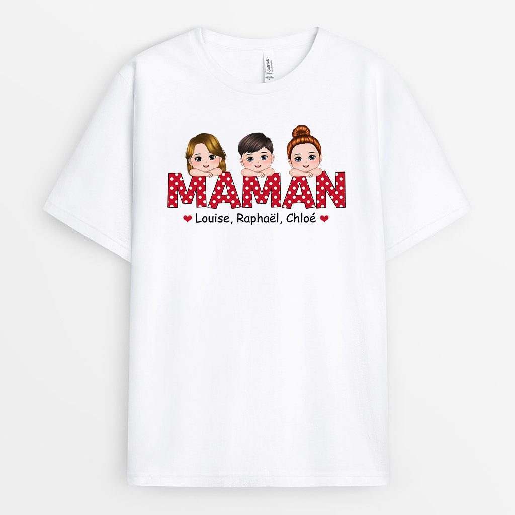 Mamam Mamie - Cadeau Personnalisé | T-shirt pour Mamie Maman