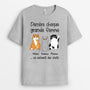 0763AFR1 Cadeau Personnalise T shirt Chat Amoureux des Chats