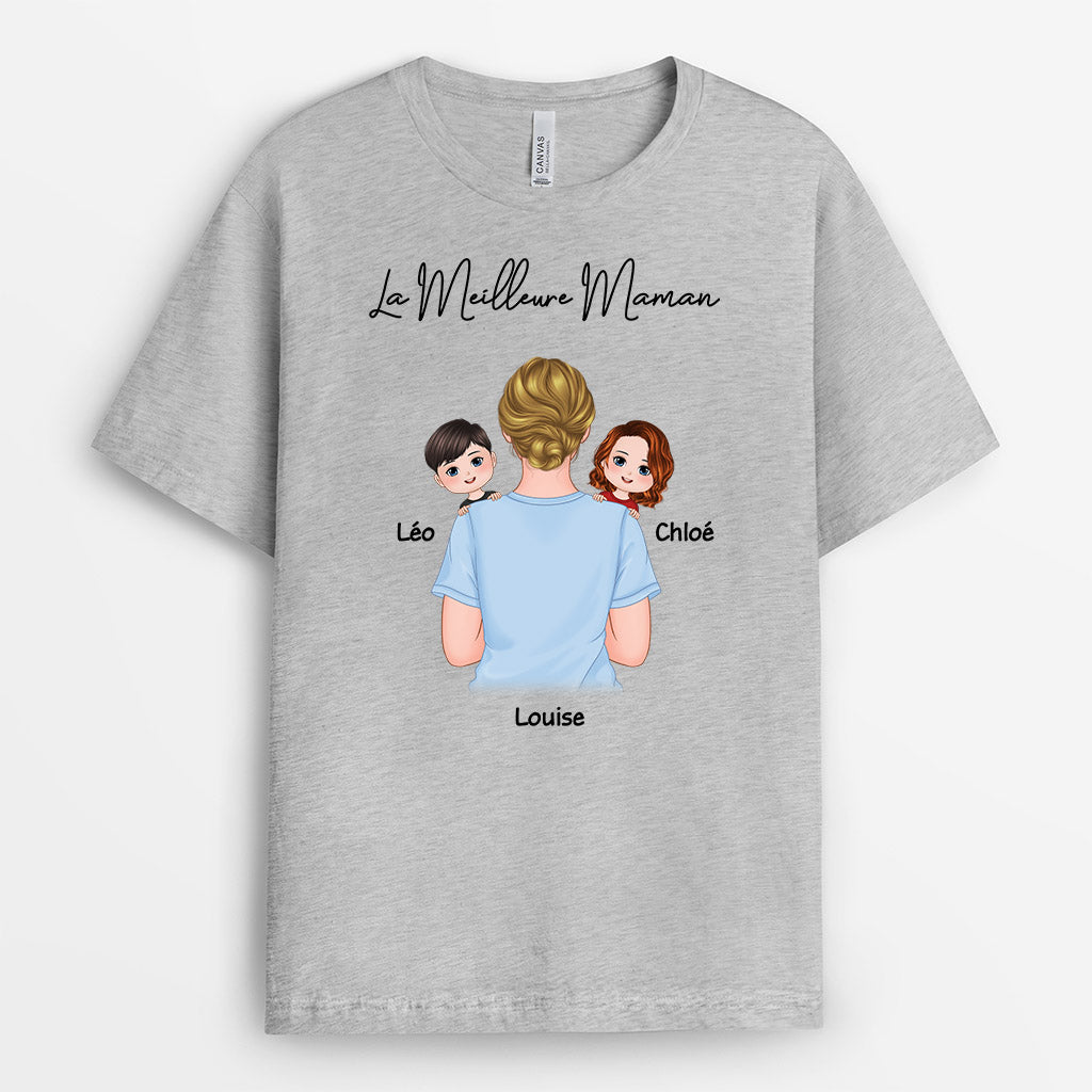 0772AFR2 Cadeau Personnalise T shirt Meilleure Maman Mamie_16966c60 eb35 4fde a1b9 fffb6be26a4d