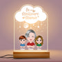 0782LFR1 Cadeau Personnalise Lampe LED 3D Meilleure Mamie Maman