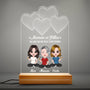 0785LFR1 Cadeau Personnalise Lampe LED 3D Bande Mamie Maman