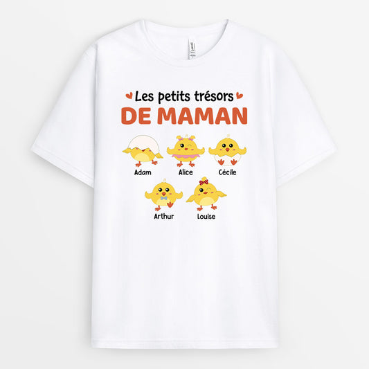 0787AFR1 Cadeau Personnalise T shirt Enfants Mamie Maman