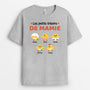 0787AFR2 Cadeau Personnalise T shirt Enfants Mamie Maman