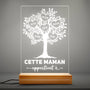 0788LFR3 Cadeau Personnalise Lampe LED 3D Mamie Maman