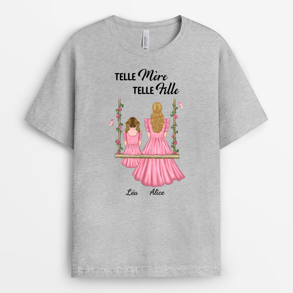 0789AFR2 Cadeau Personnalise T shirt Mamie Maman