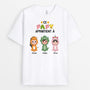 0792AFR1 Cadeau Personnalise T shirt Monstres Papi Papa