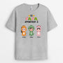 0792AFR2 Cadeau Personnalise T shirt Monstres Papi Papa