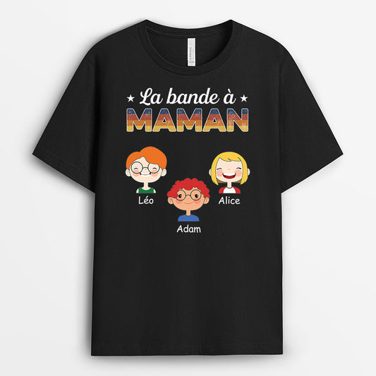 0793AFR1 Cadeau Personnalise T shirt Bande Mamie Maman