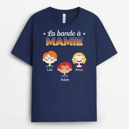 0793AFR2 Cadeau Personnalise T shirt Bande Mamie Maman