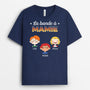 0793AFR2 Cadeau Personnalise T shirt Bande Mamie Maman