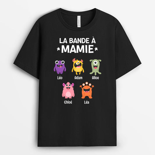 0795AFR1 Cadeau Personnalise T shirt Bande Mamie Maman