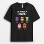 0795AFR1 Cadeau Personnalise T shirt Bande Papa Papi