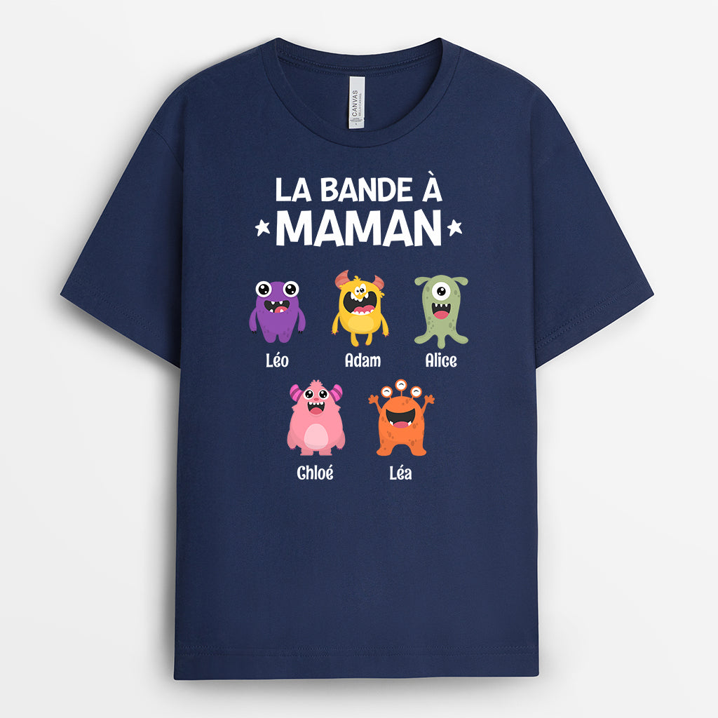 La Bande à Mamie Maman - Cadeau Personnalisé | T-shirt pour Mamie Maman