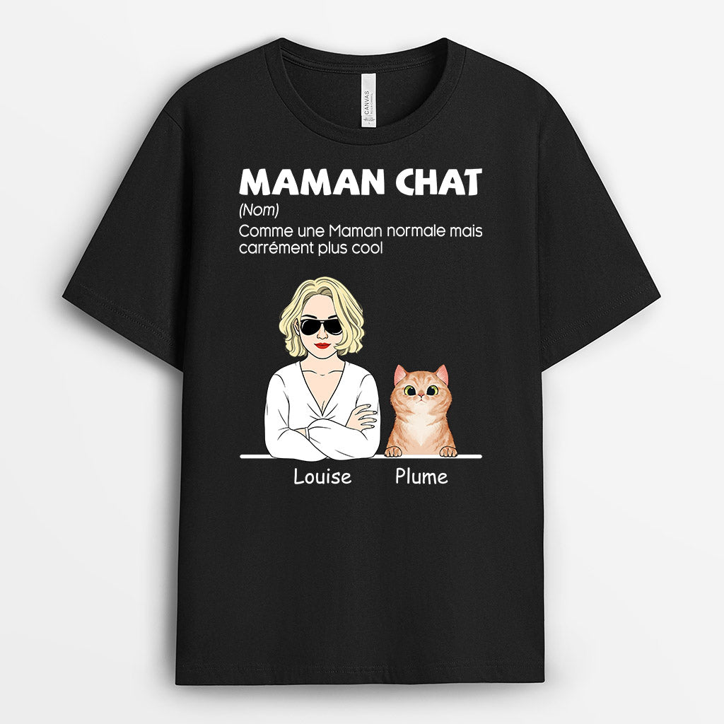 0798AFR1 Cadeau Personnalise T shirt Chat Amoureux des Chats_37098a6d 3ed6 48f6 a2b3 e0bdb15d1b58